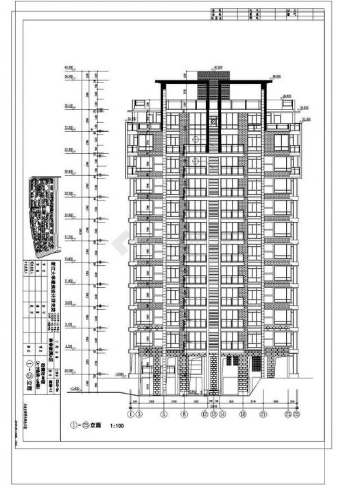 某地小型高层住宅建筑设计图纸